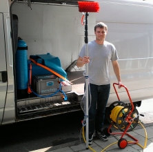 purefast 250 waterfed pole window cleaning van kit for hire